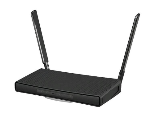 MIKROTIK HAP ROUTER WIRELESS DUAL BAND 5 PORTE GIGABIT ETHERNET RAM 256MB CPU QUAD-CORE 716 MHZ NERO